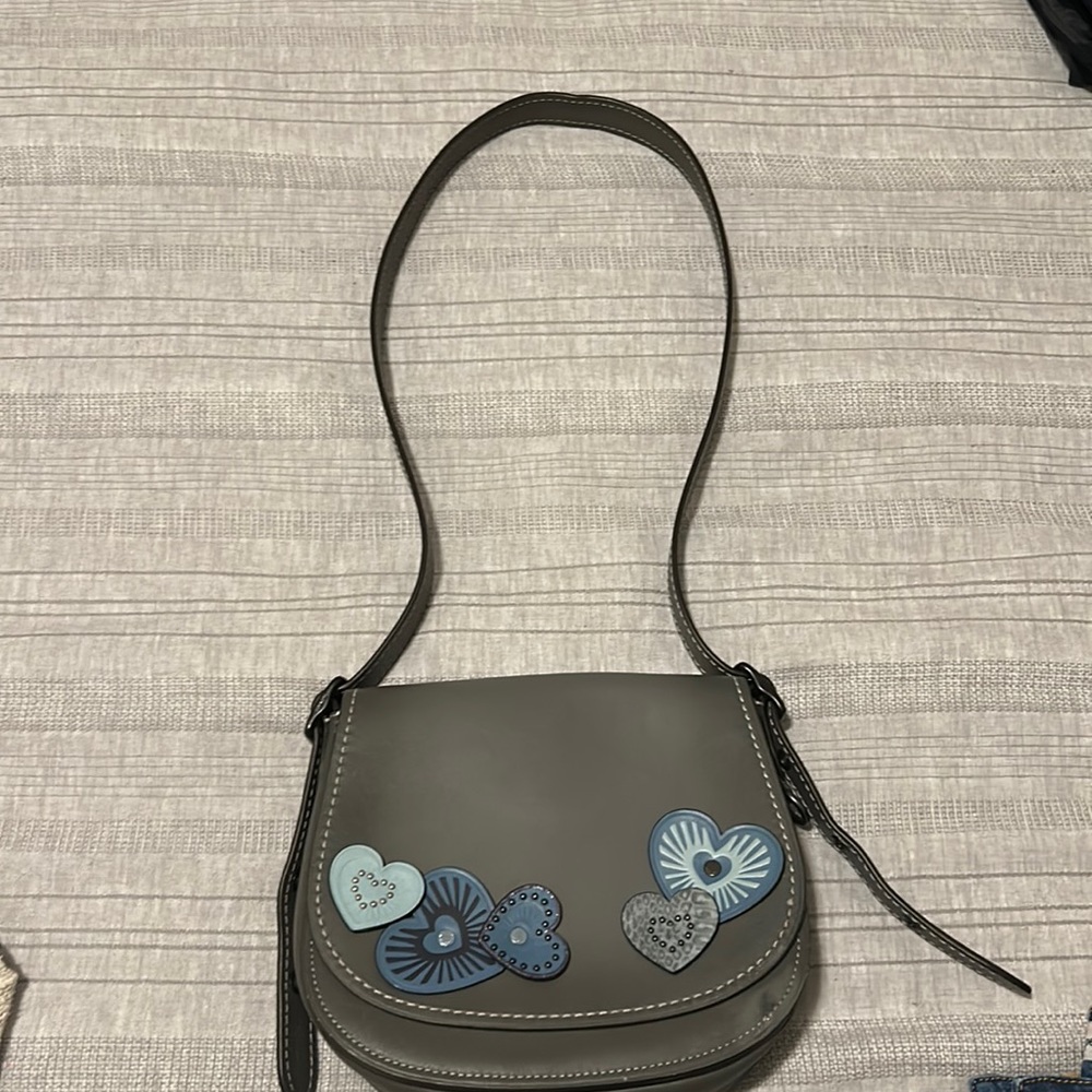 Coach Cross Body Bag Grey